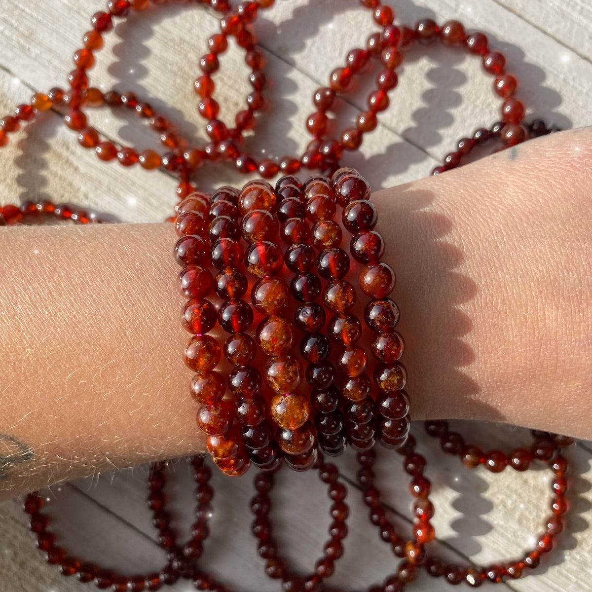 Hessonite Garnet Bracelet