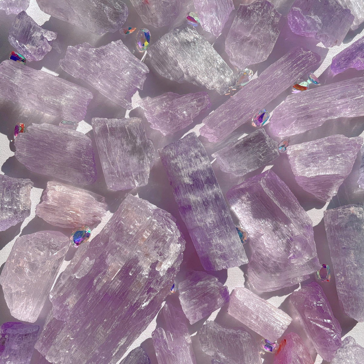 High Grade Raw Kunzite