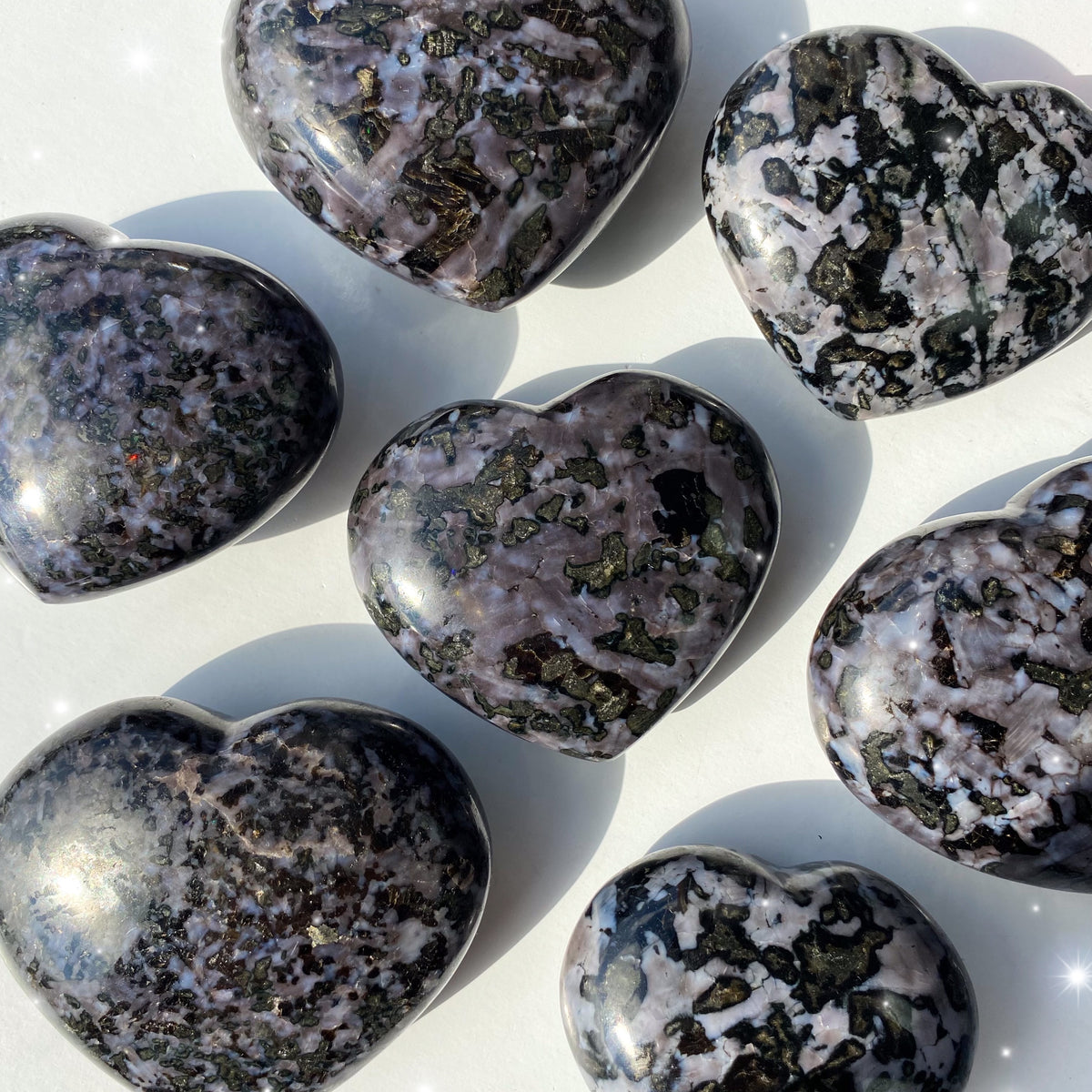 Indigo Gabbro Hearts