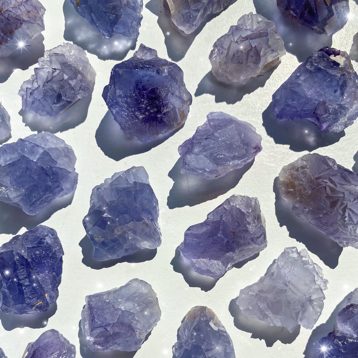 Blue Inner Mongolian Cubic Fluorite