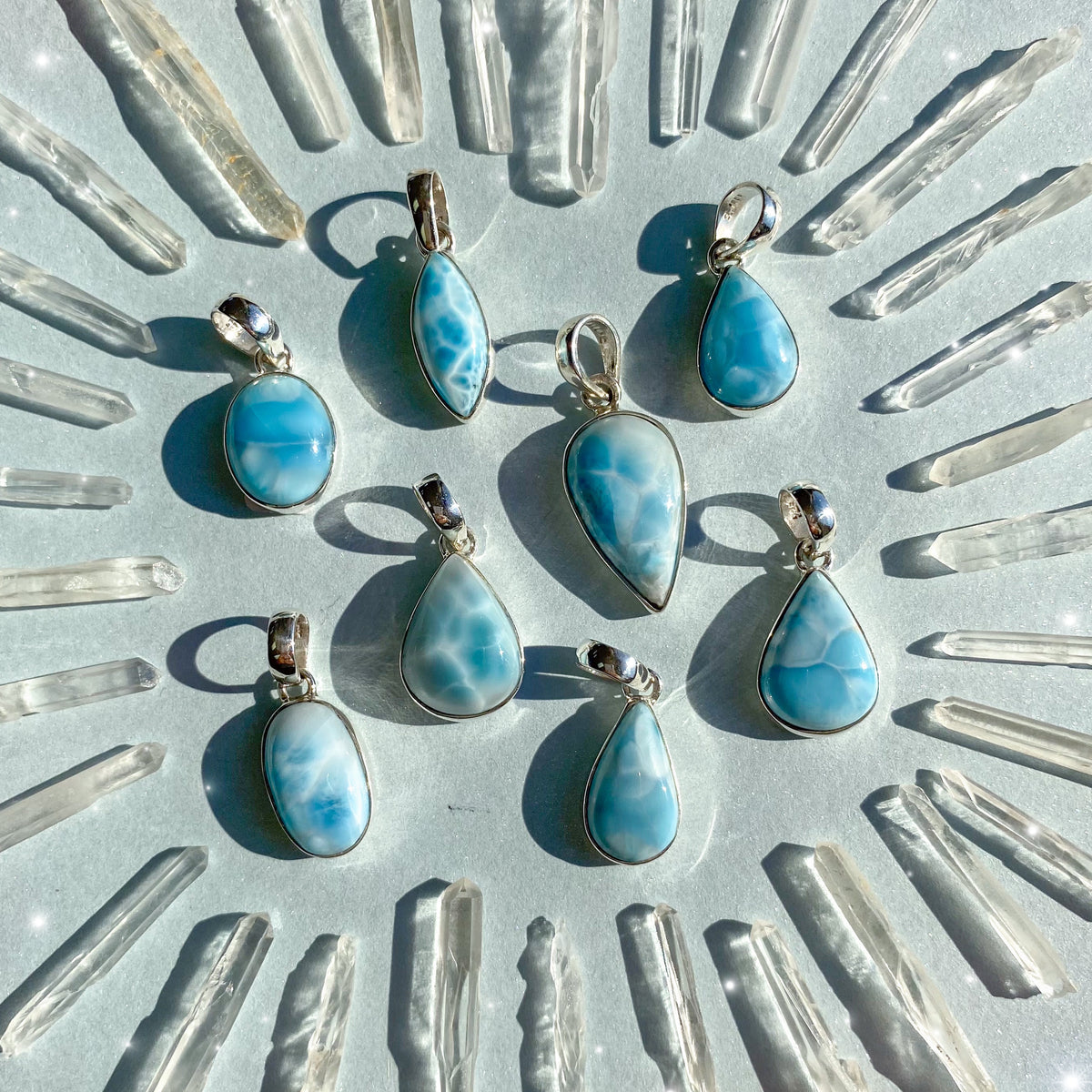 Larimar Pendants