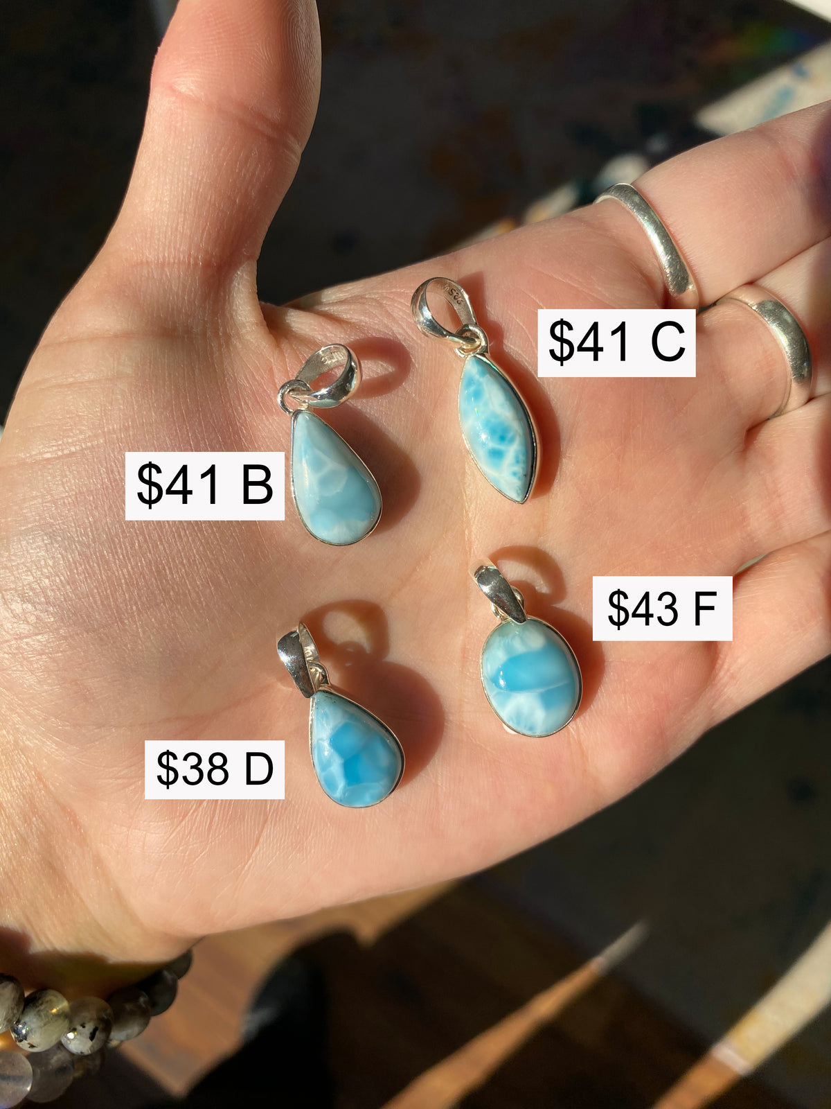 Larimar Necklaces