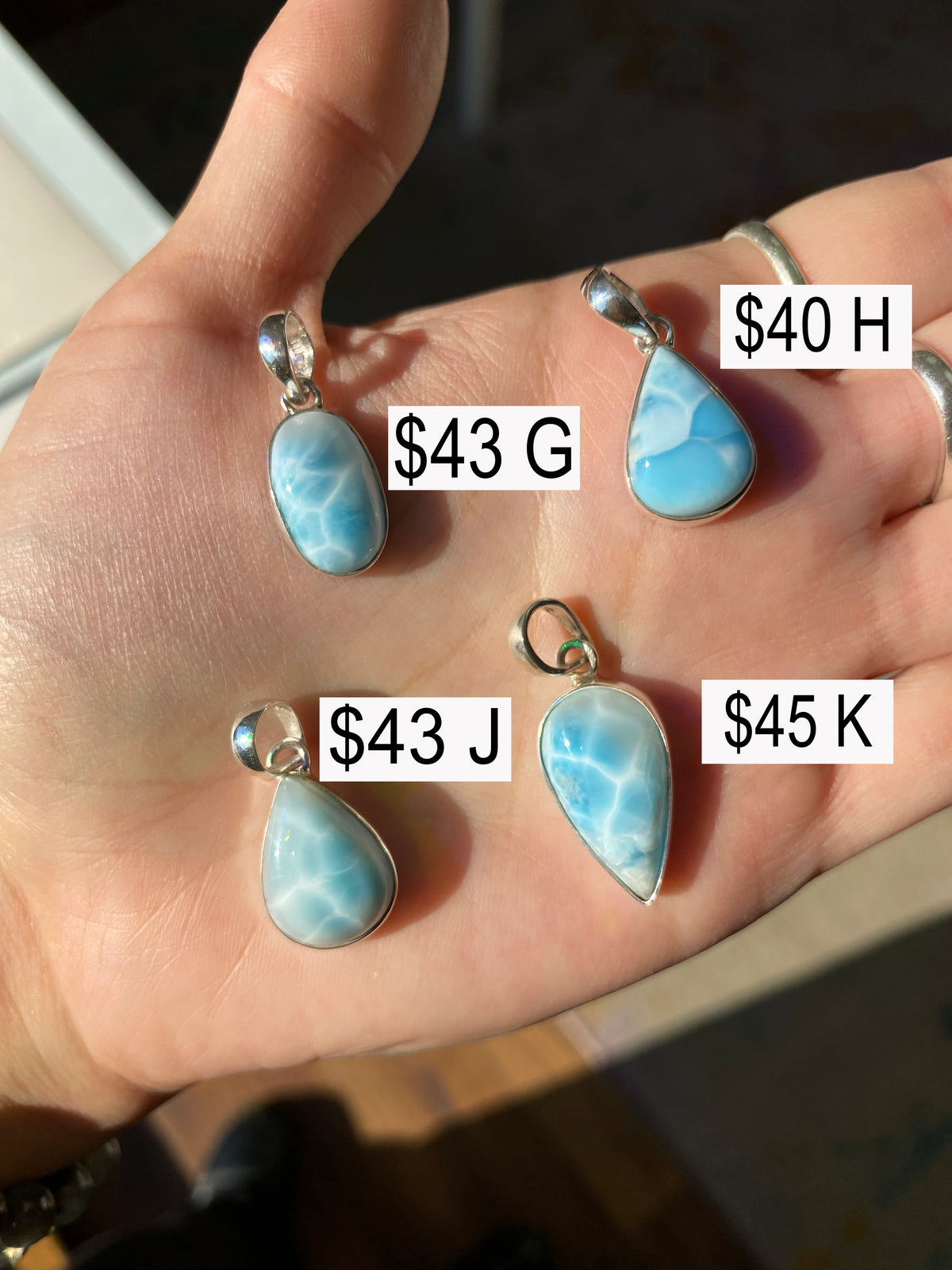 Larimar Necklaces