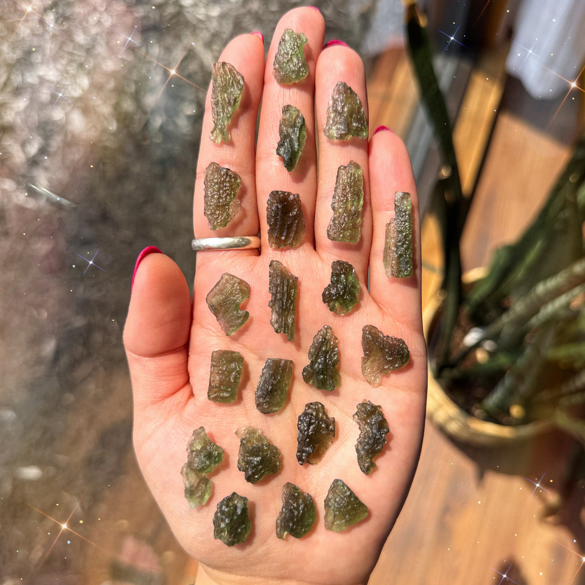 Raw Moldavite