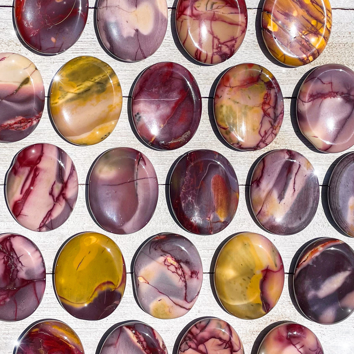 Mookaite Thumb Stones