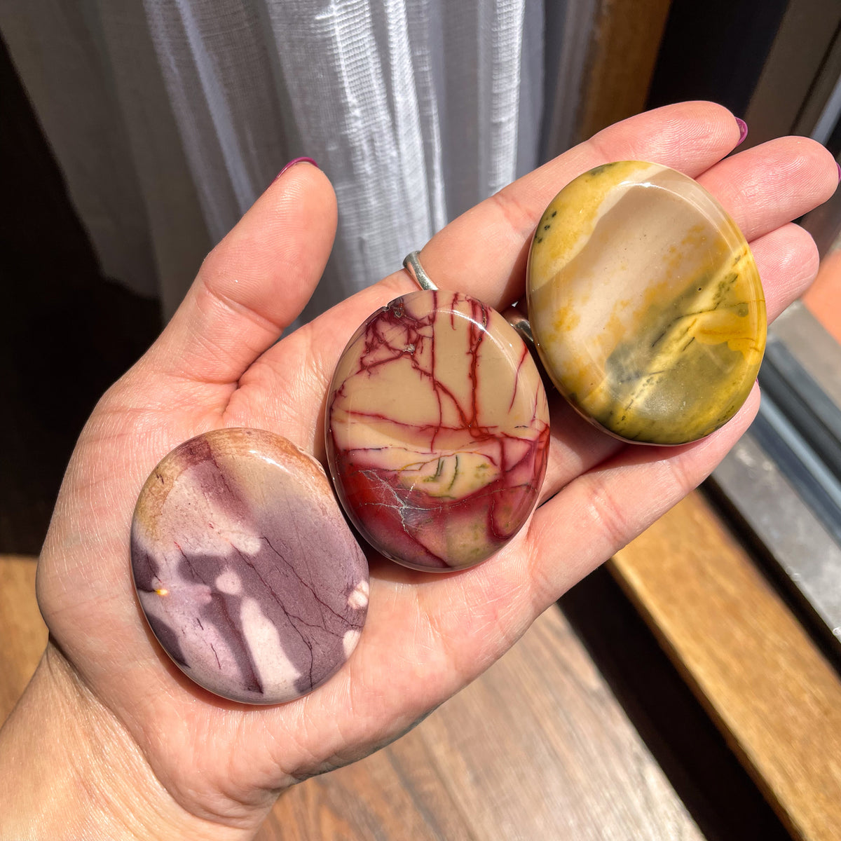 Mookaite Thumb Stones