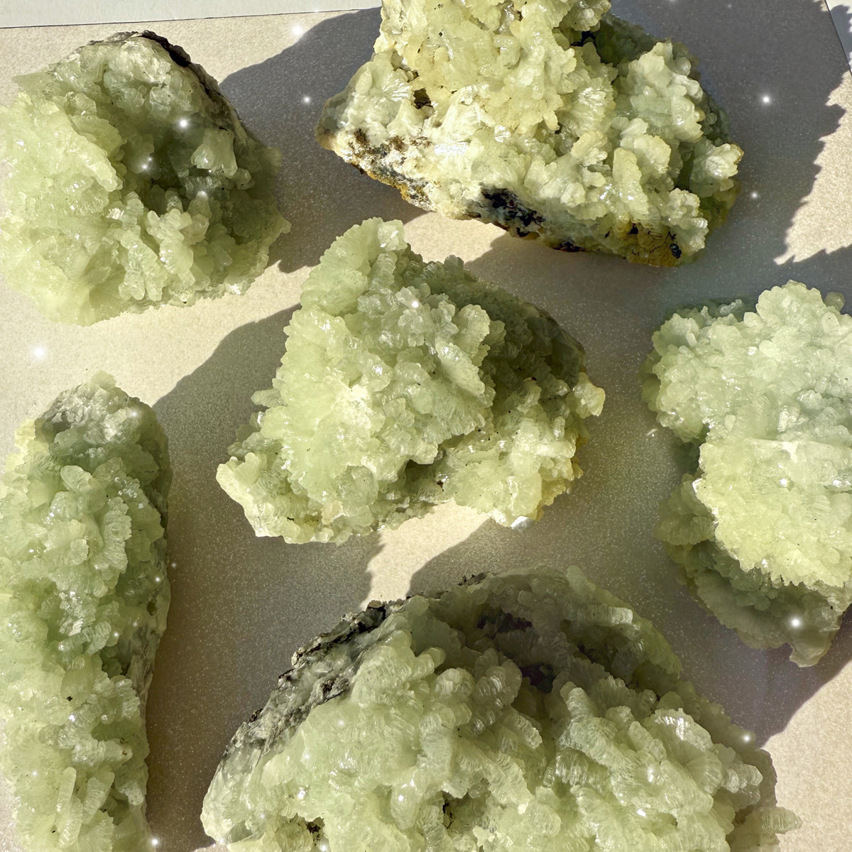 Prehnite Clusters