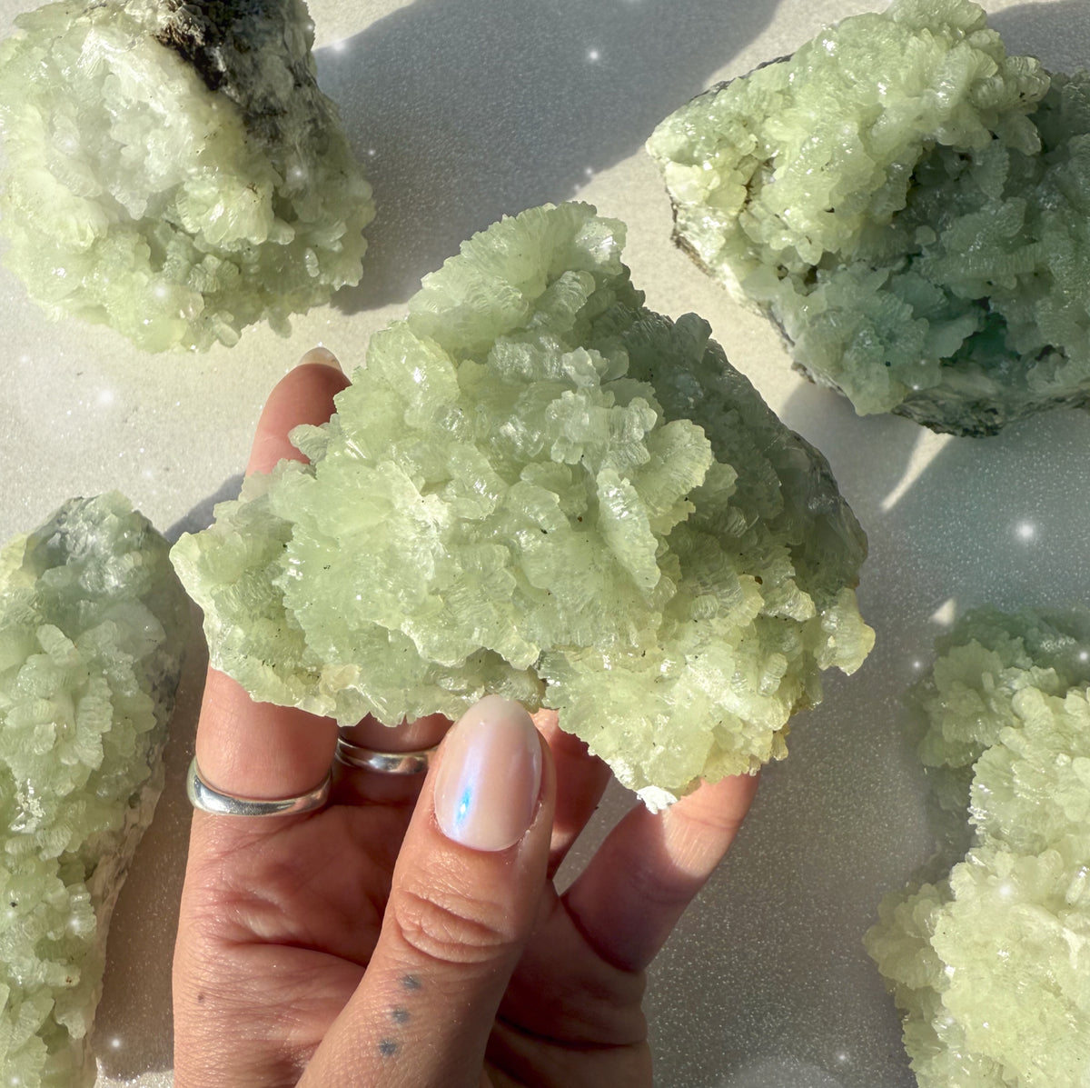 Prehnite Clusters