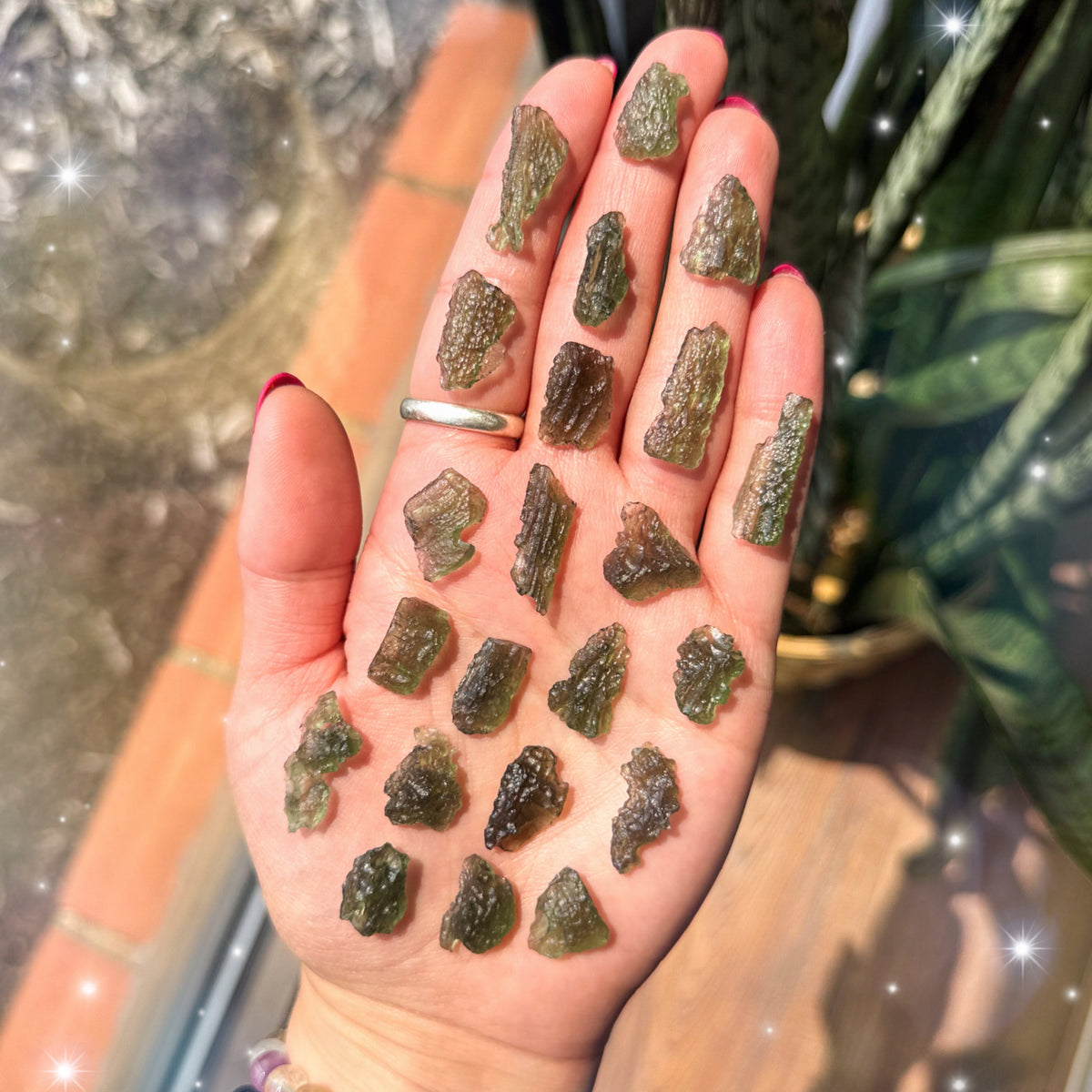 Raw Moldavite