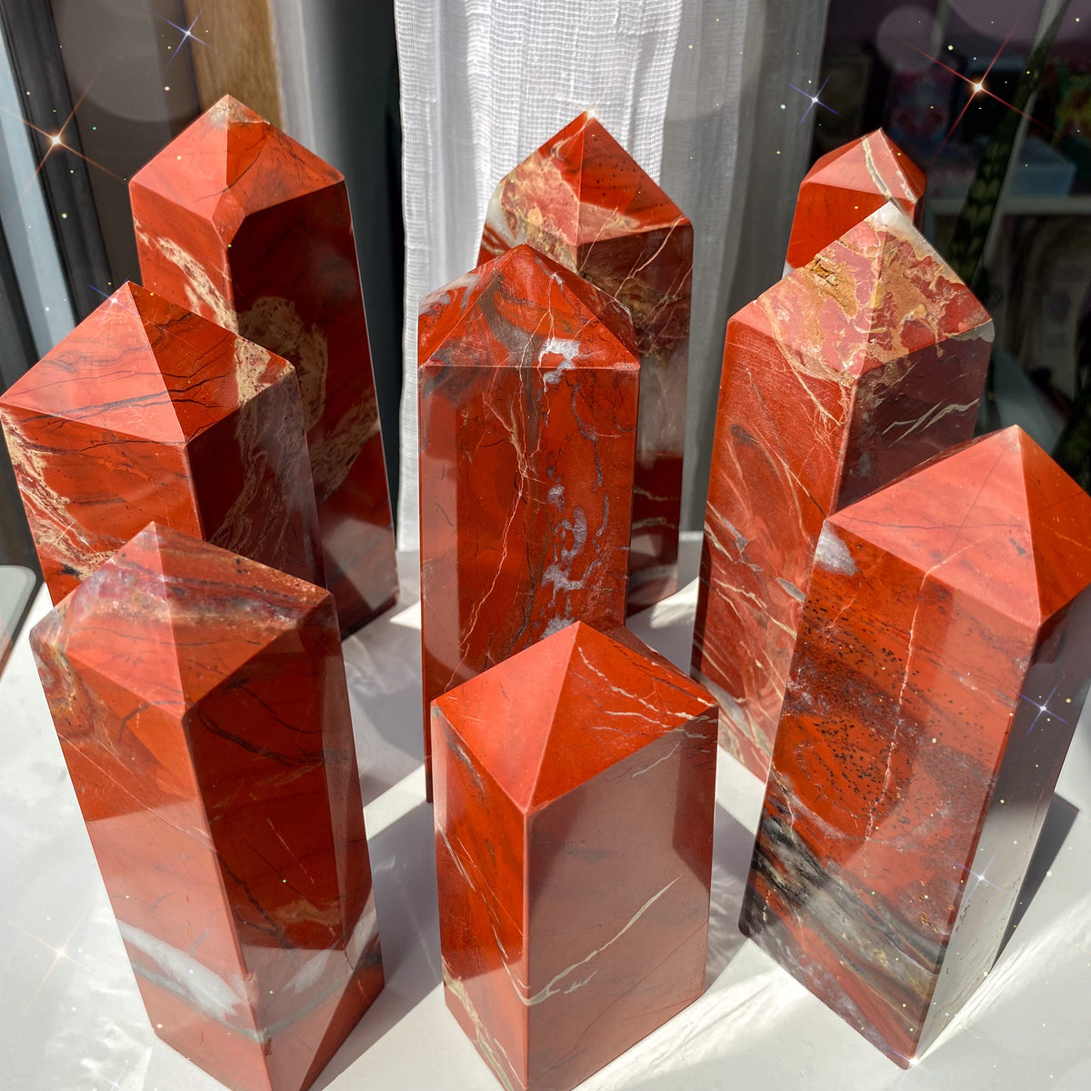 Red Jasper Points