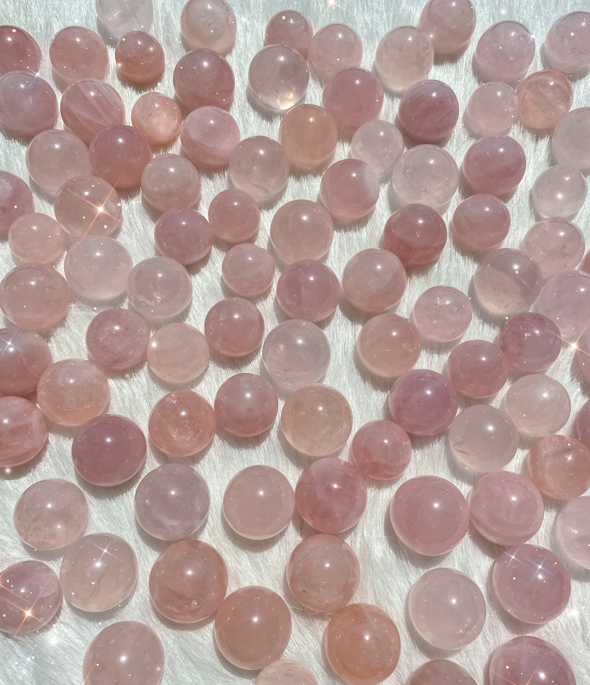 Mini Rose Quartz Spheres
