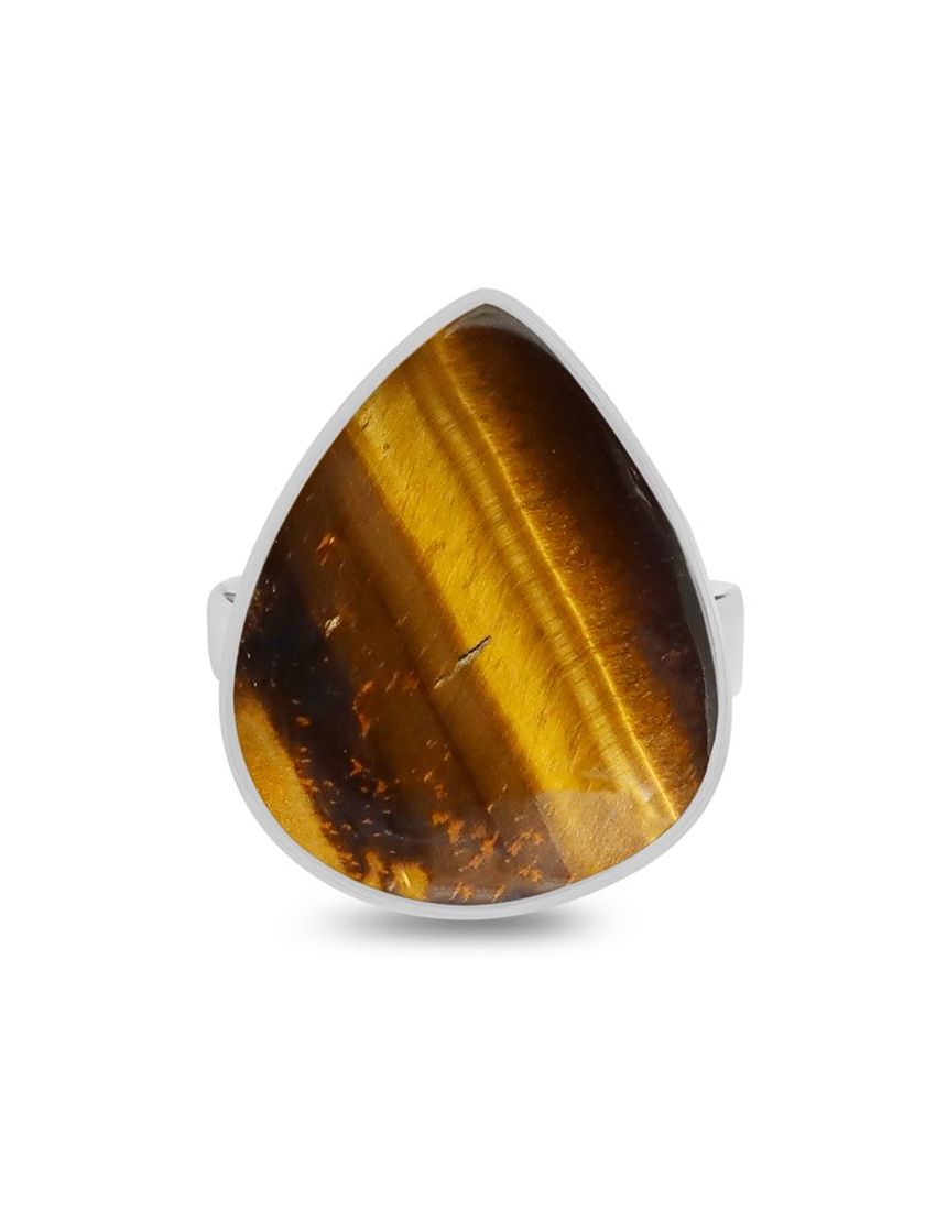 Tiger&#39;s Eye Sterling Silver Ring - 279