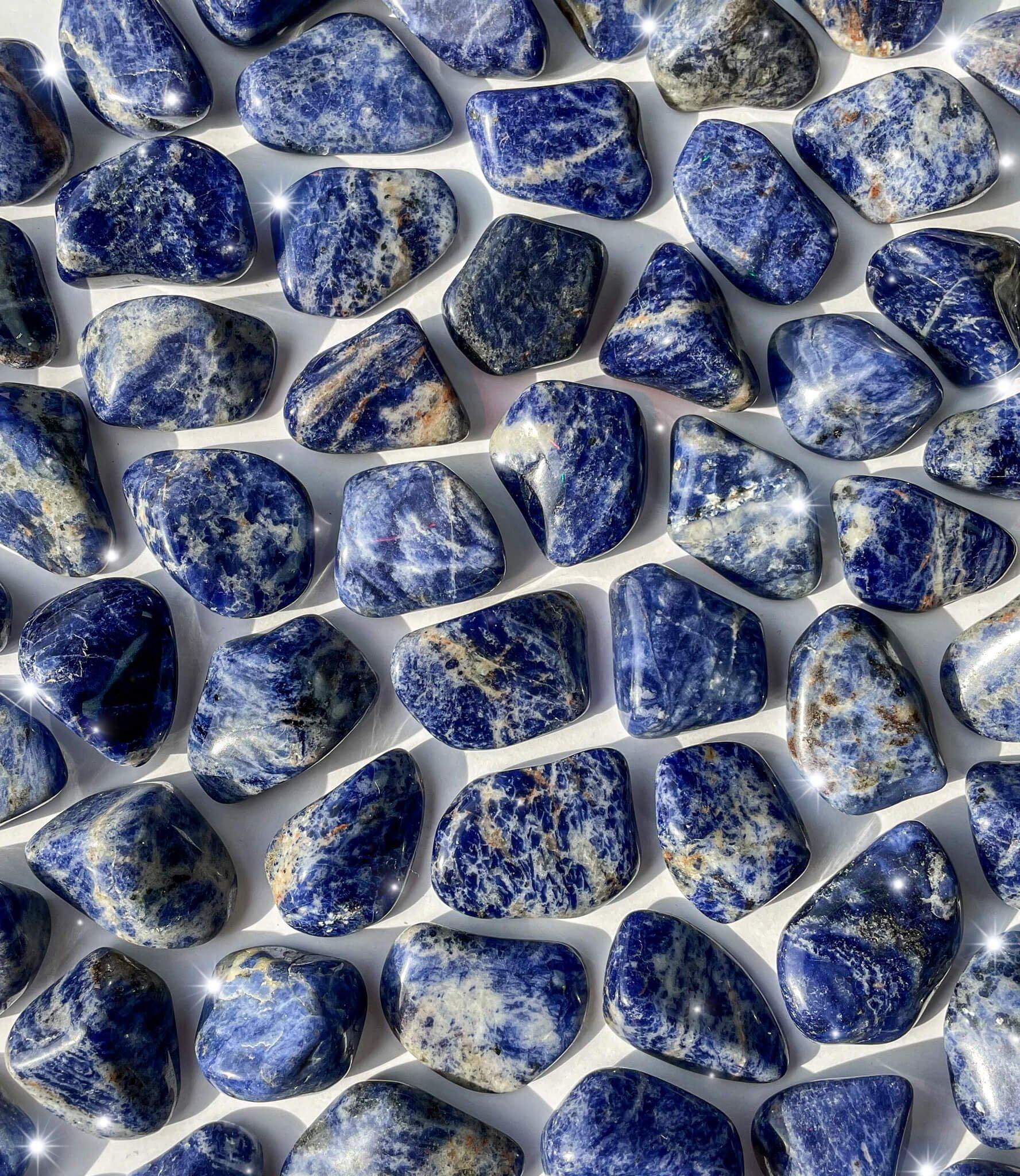 Sodalite Tumbled Pocket Stone - Rocks with Sass