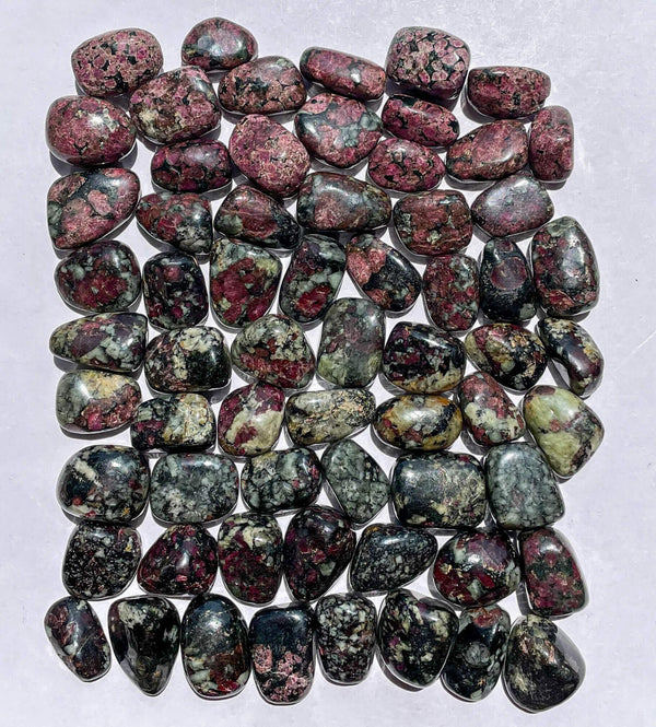 Eudialyte Tumbled Pocket Stones - Rocks with Sass