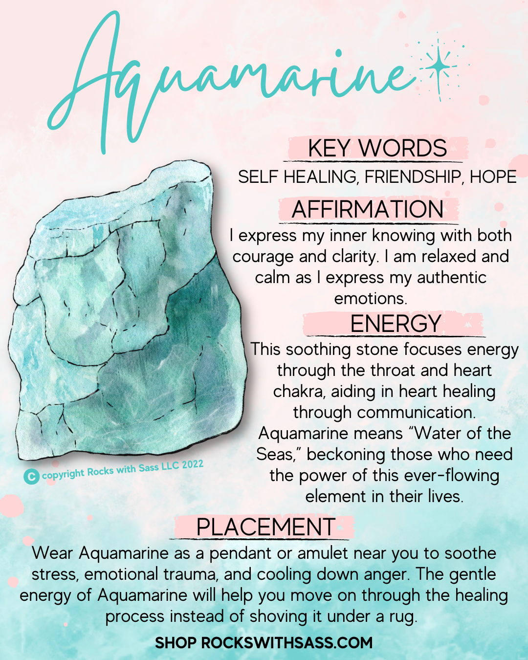 Natural Aquamarine Faceted Healing Crystal Bracelet 14 MM — BrahmatellsStore