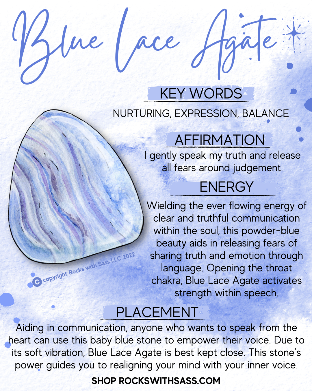 Blue lace agate spiritual meaning deals
