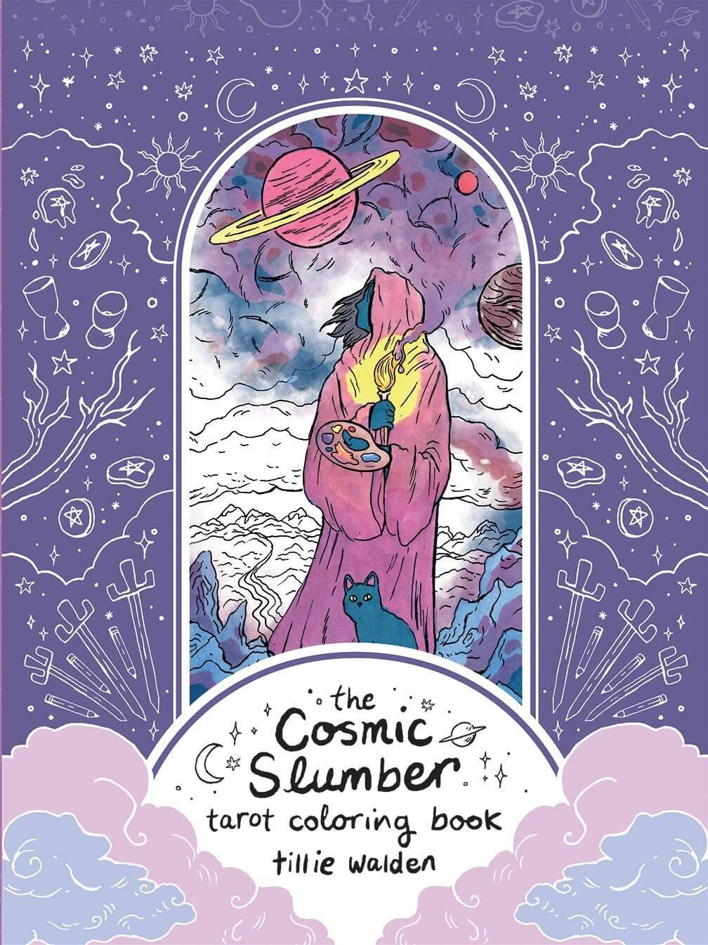 The Cosmic Slumber Tarot Coloring Book