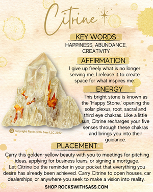 Natural citrine healing online properties