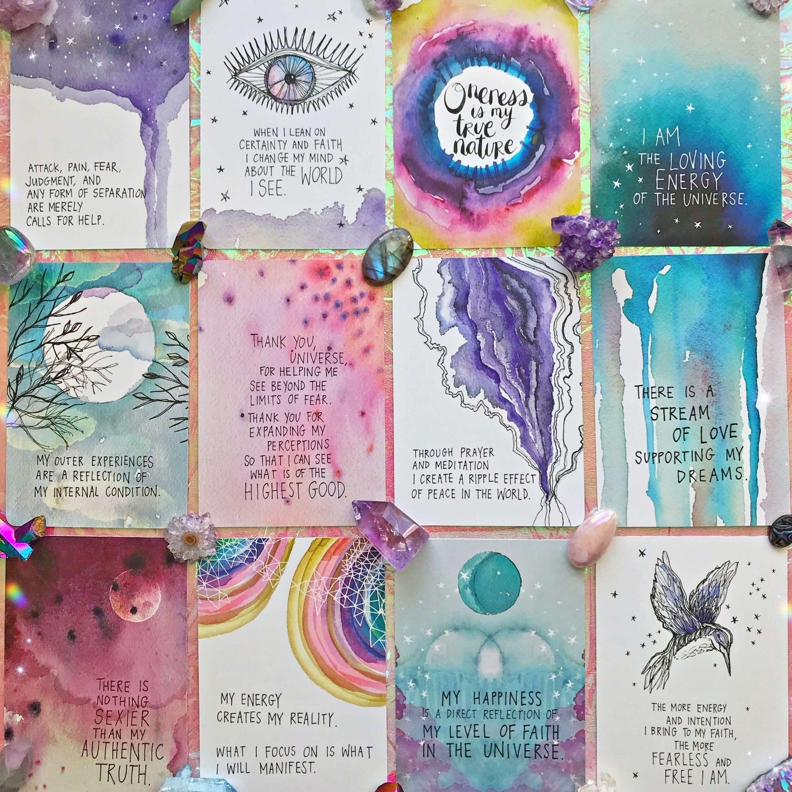 Crystal Oracle Decks  Rocks with Sass Tagged oracle cards