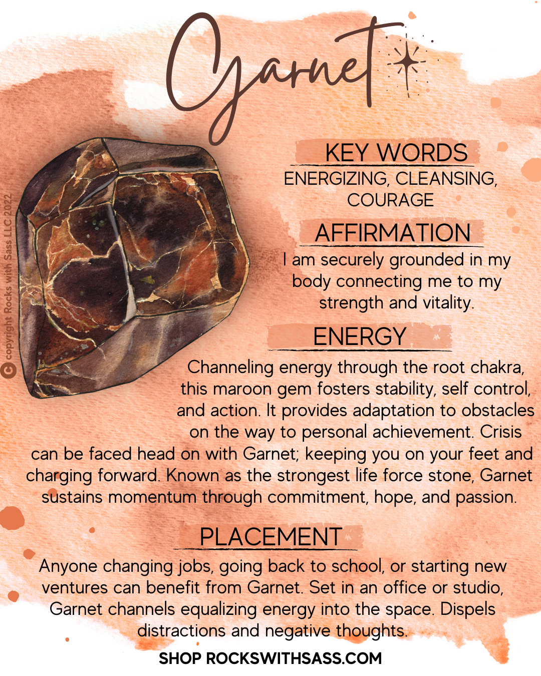 Garnet bracelet 2025