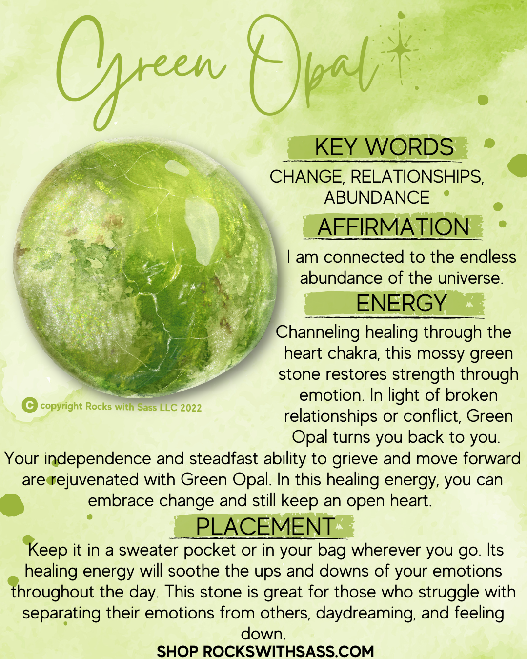 Meaning of 2025 green opal