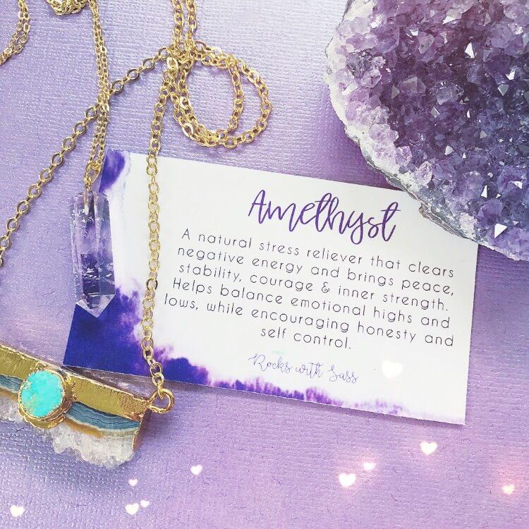Crystal Meaning Card Set