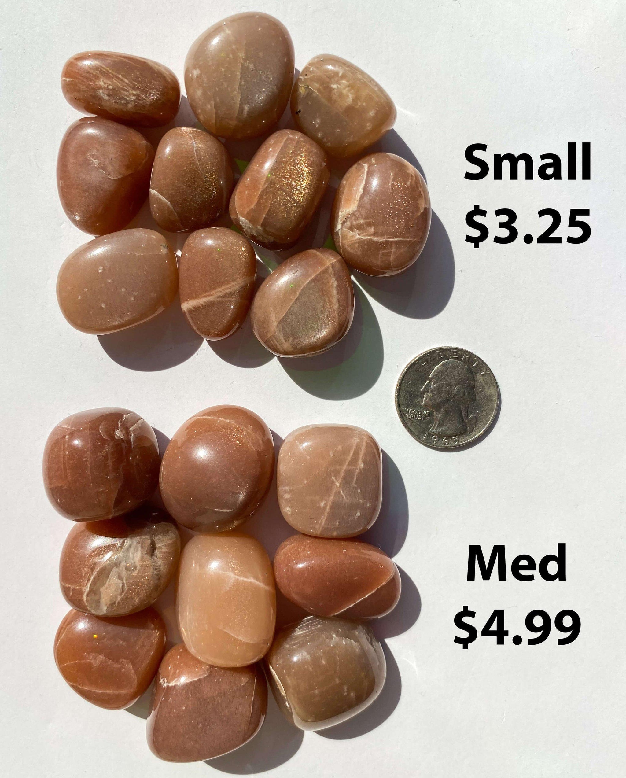 Peach Rocks Peach Moonstone