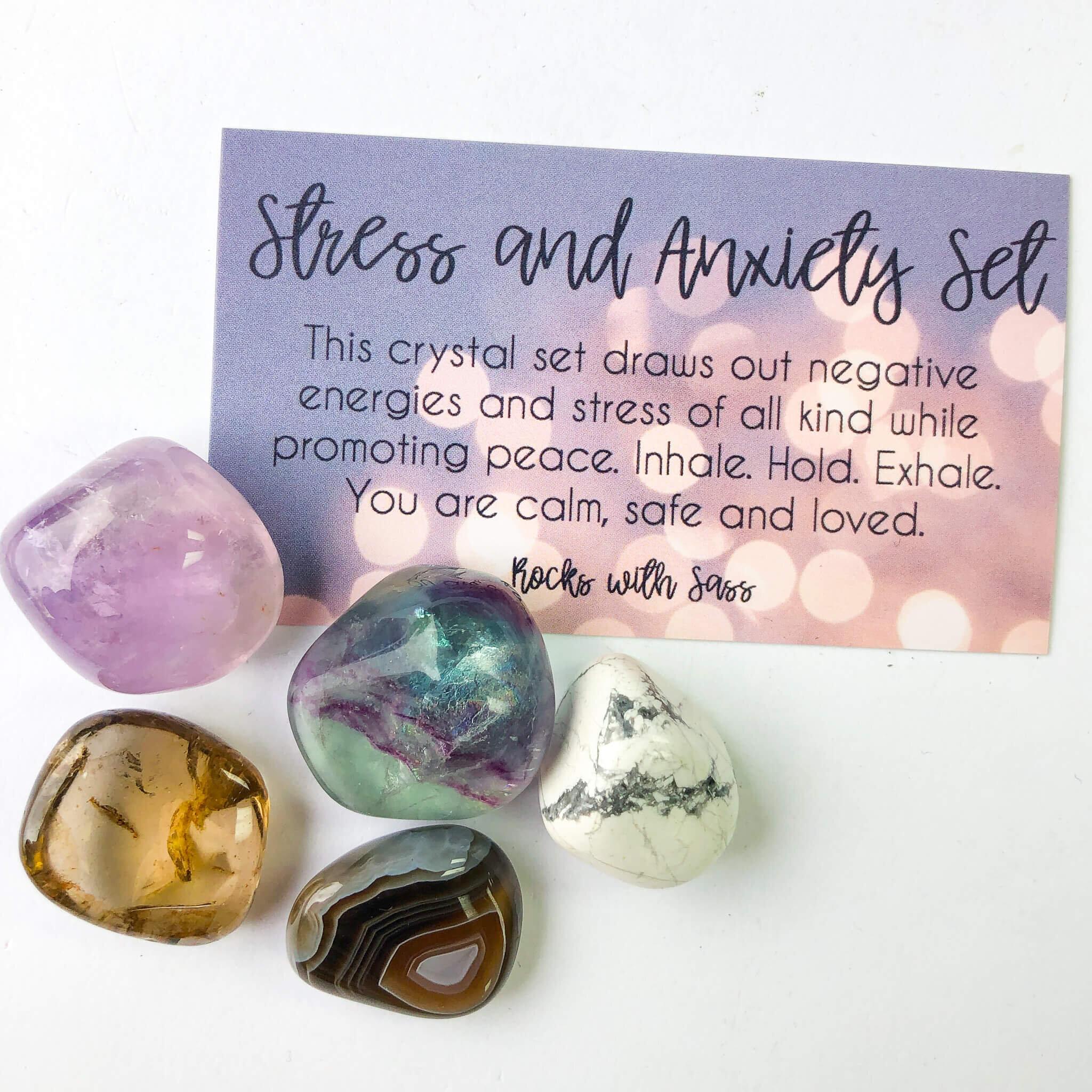 Anti Stress Anxiety Crystal Kit - Slightly Burnt Out