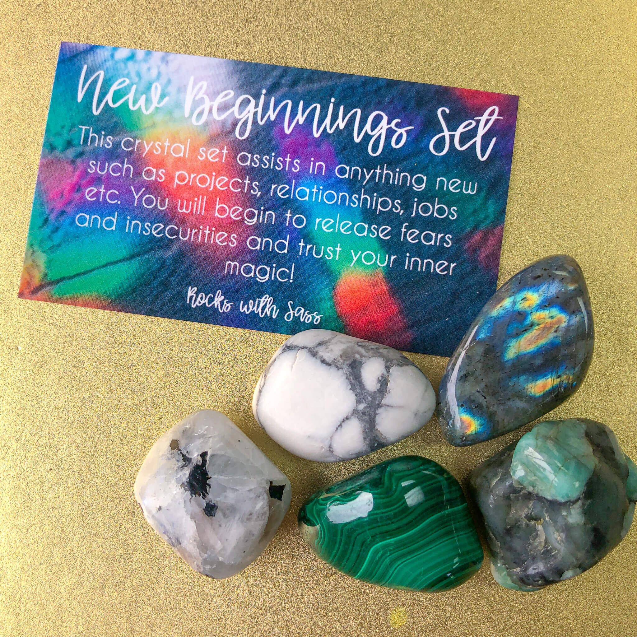 New Beginnings Crystal Set - Rocks with Sass