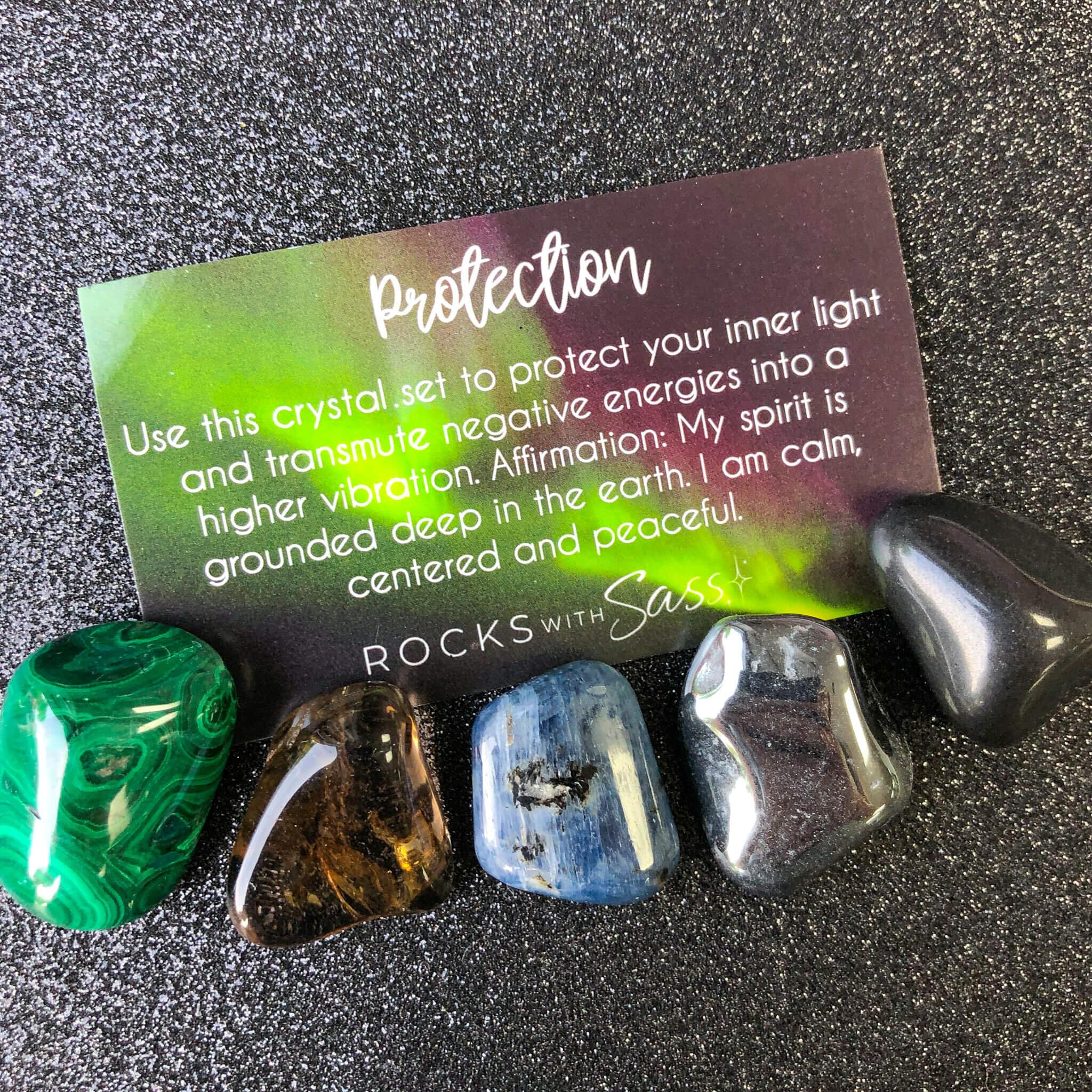 Protection Crystal Set Protection Crystal Set - Rocks with Sass