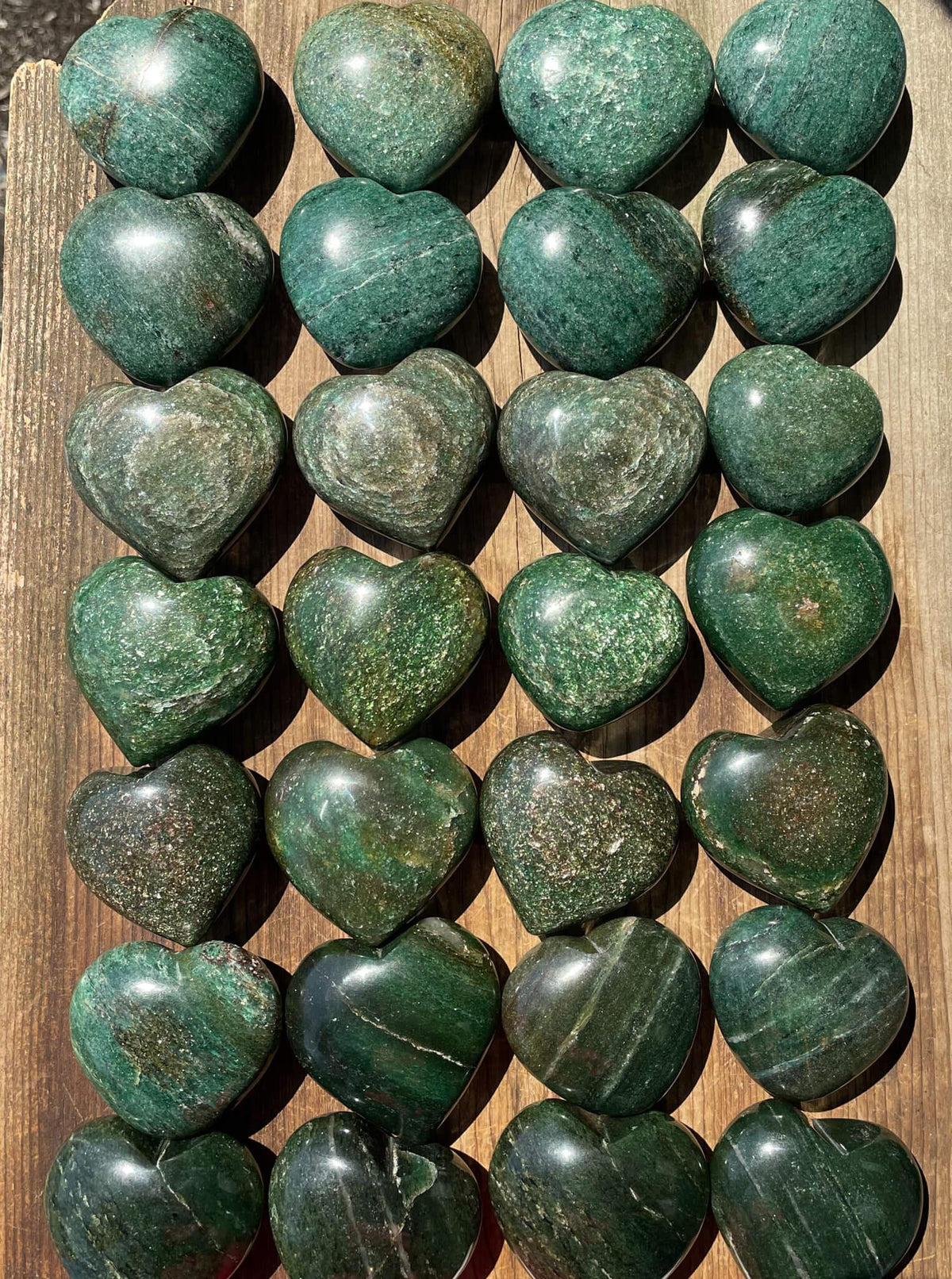 Green Aventurine Heart