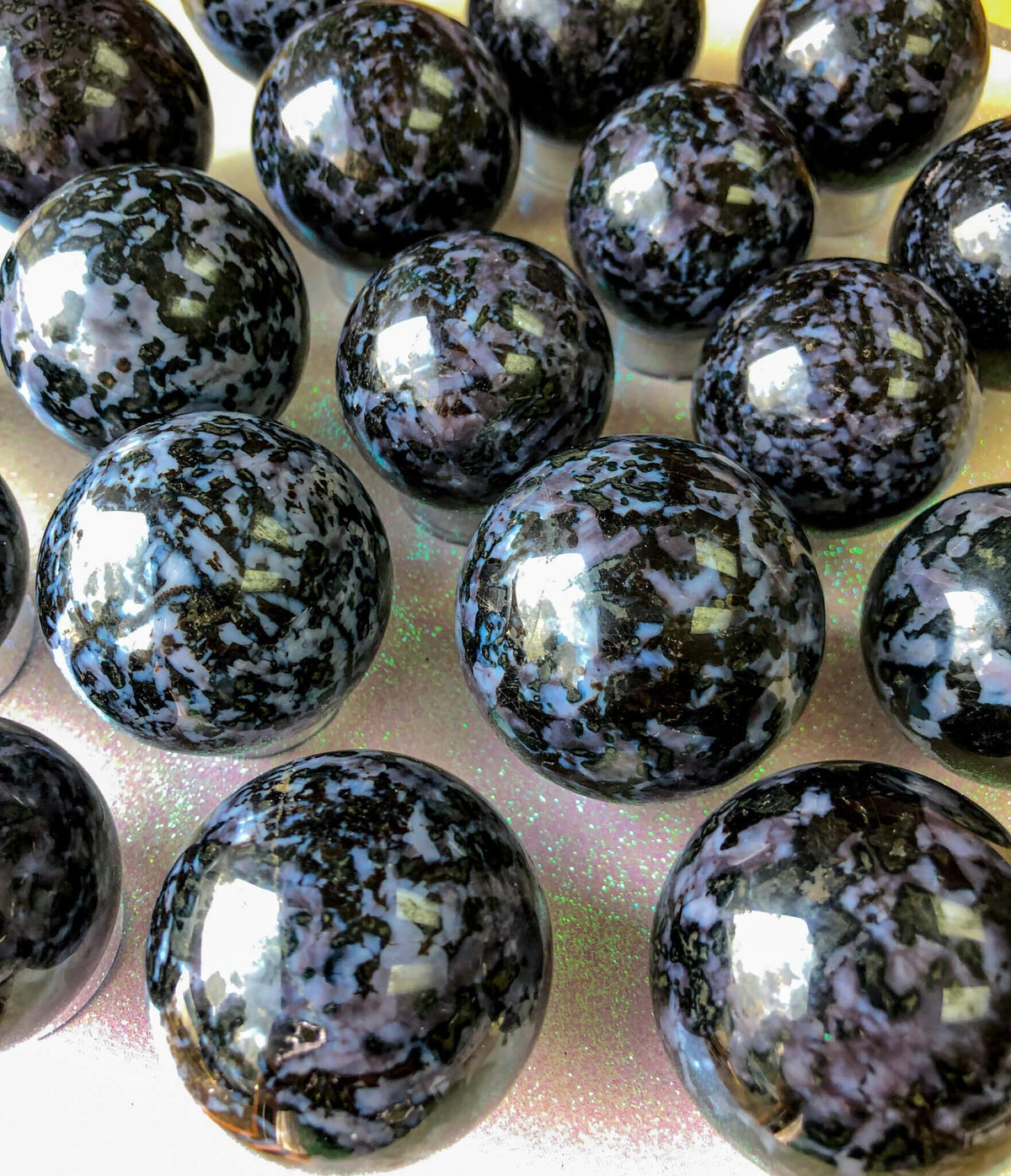 Indigo Gabbro Spheres