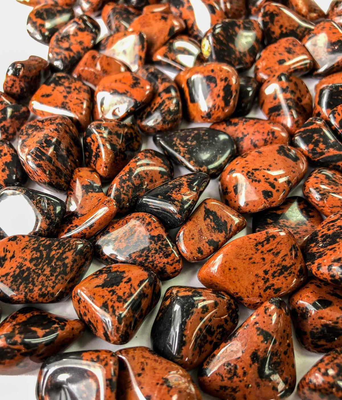 Mahogany Obsidian Tumbled Pocket Stone