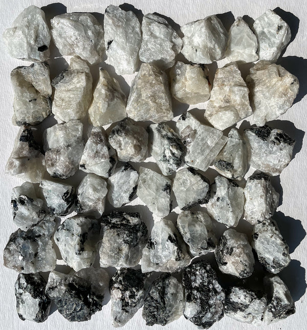 Rainbow Moonstone Raw Pocket Stone - Rocks with Sass