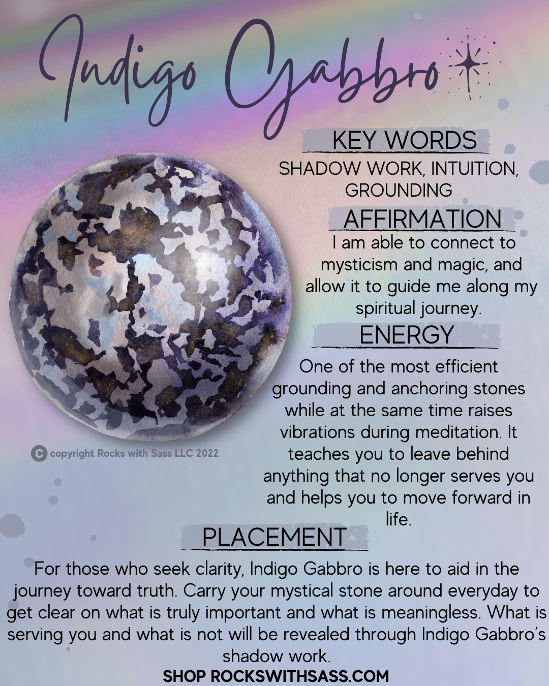 Indigo Gabbro Spheres