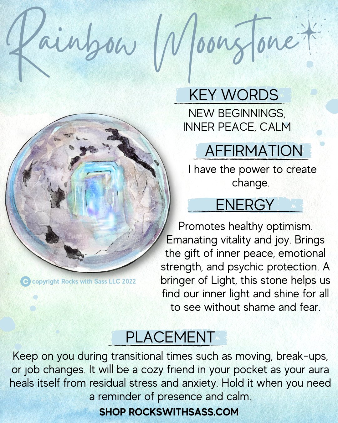Rainbow moonstone hot sale