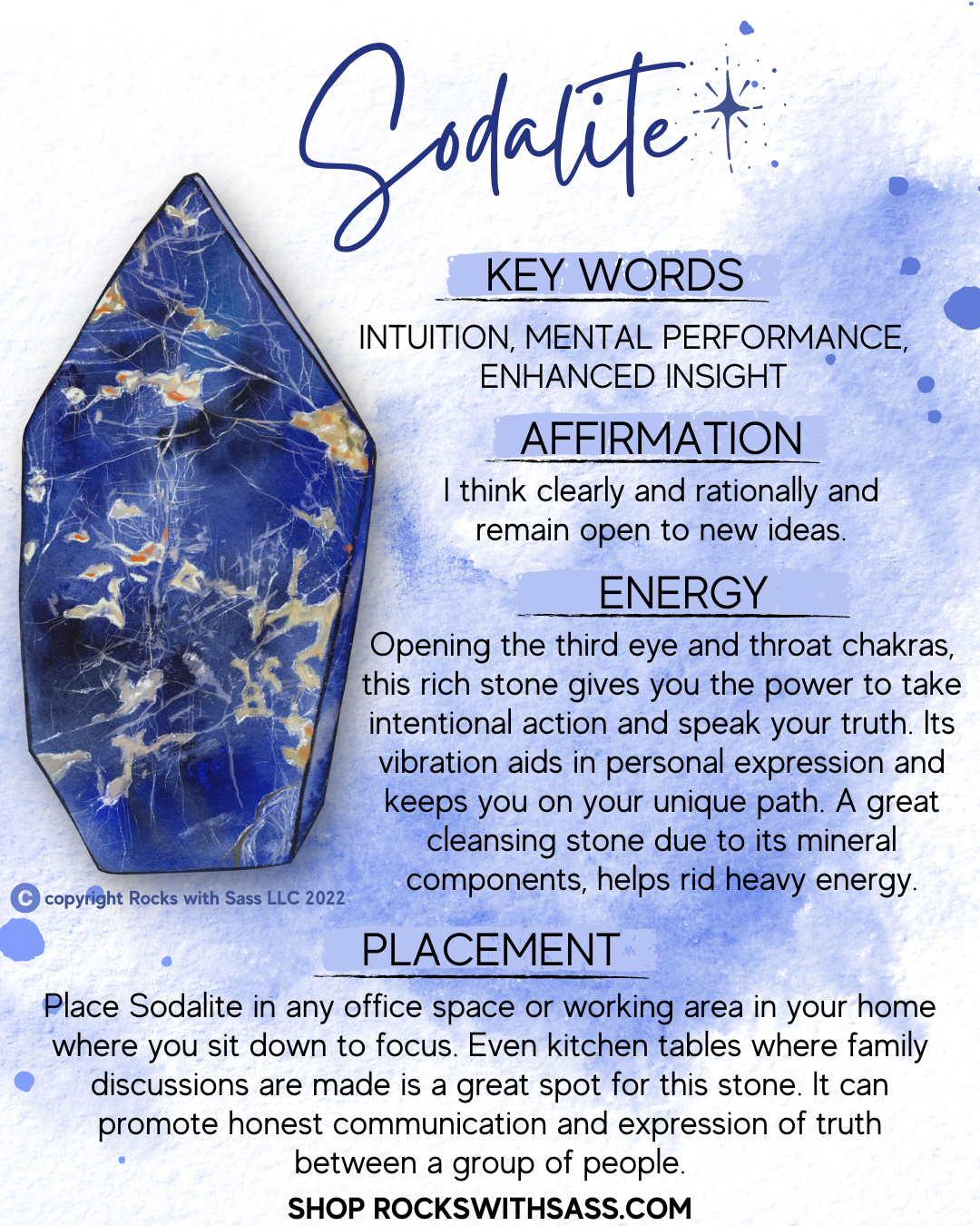 Sodalite Hearts