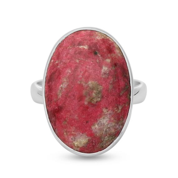 Thulite Sterling Silver Ring -146